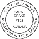 Alabama Professional  Interior Designer Seal
